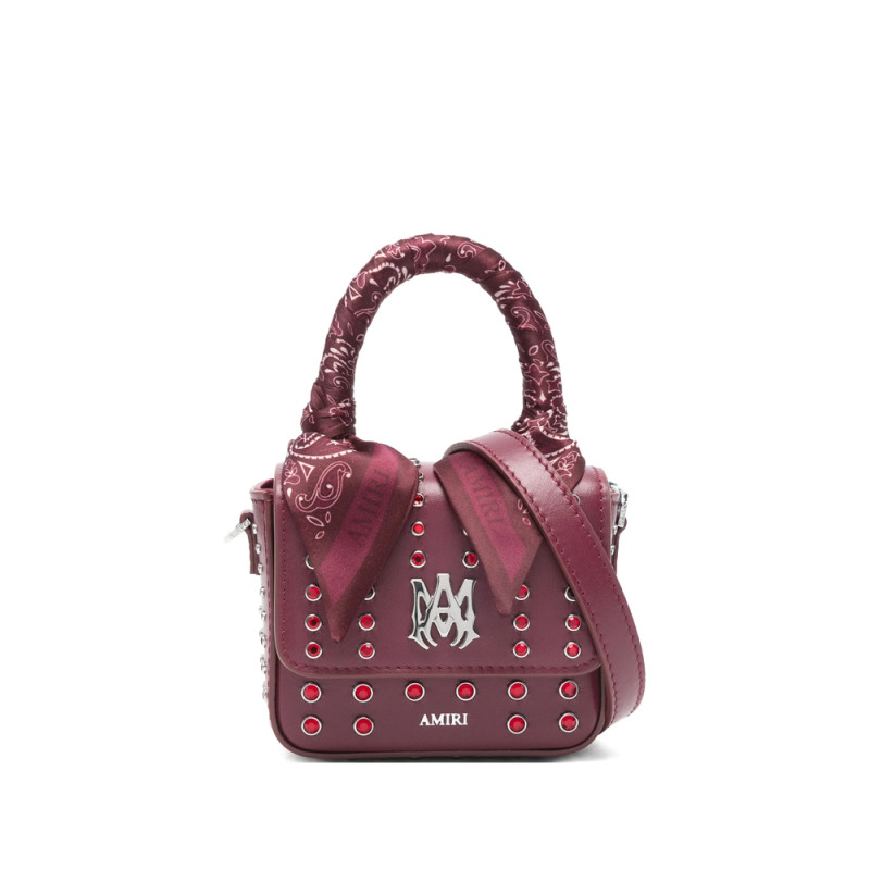 Amiri Studded Logo Mini Bag