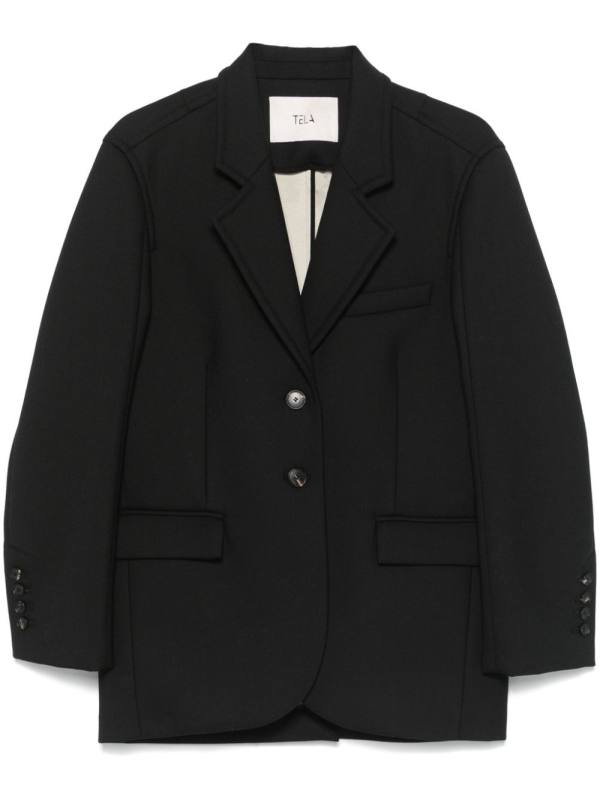 twill blazer