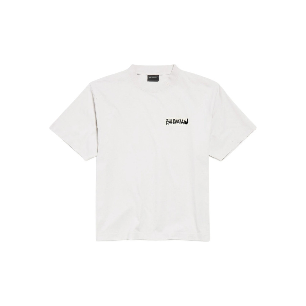 Balenciaga Masking Tape Cotton T-shirt