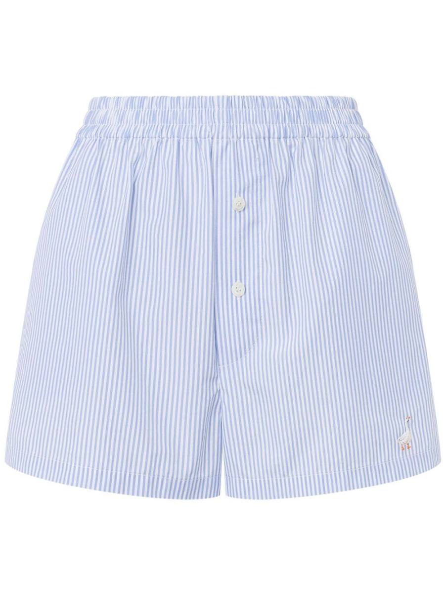 striped shorts
