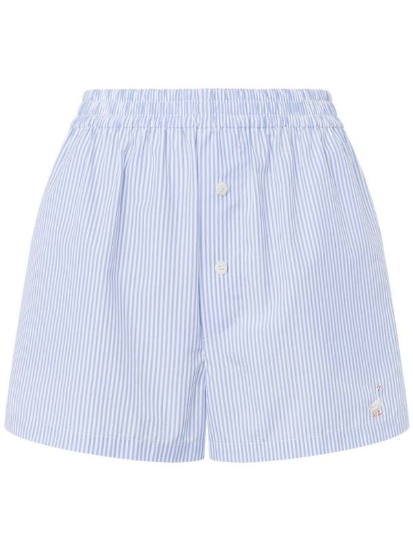 striped shorts