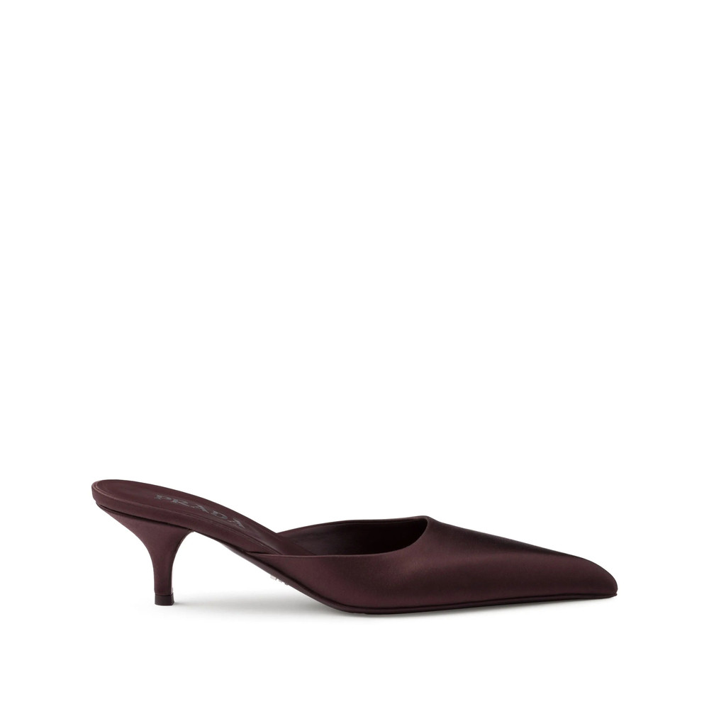 Prada 55mm Satin Mules