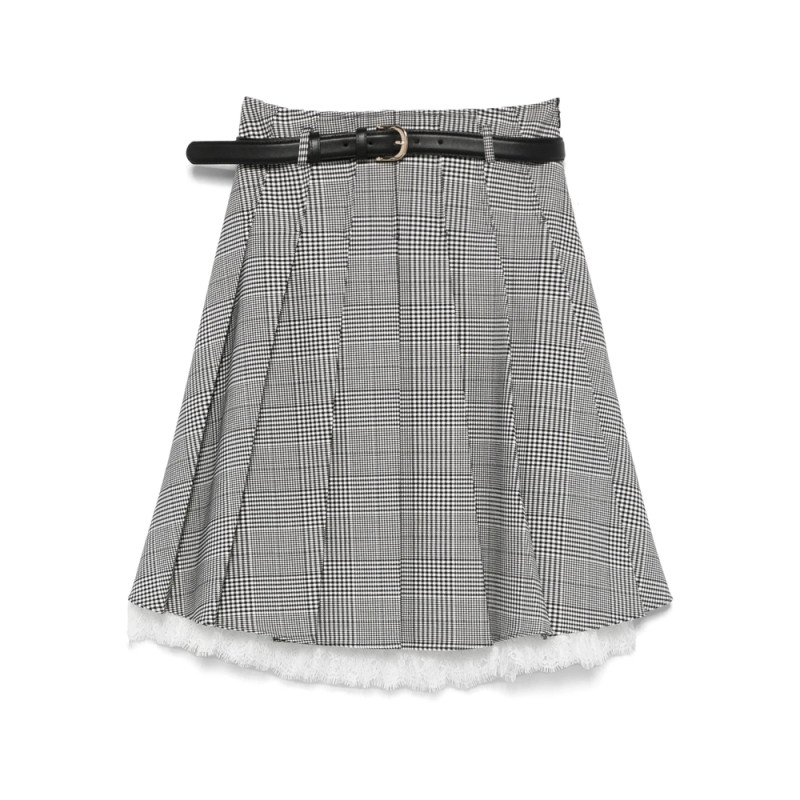 Self Portrait Prince Of Wales-check Skirt