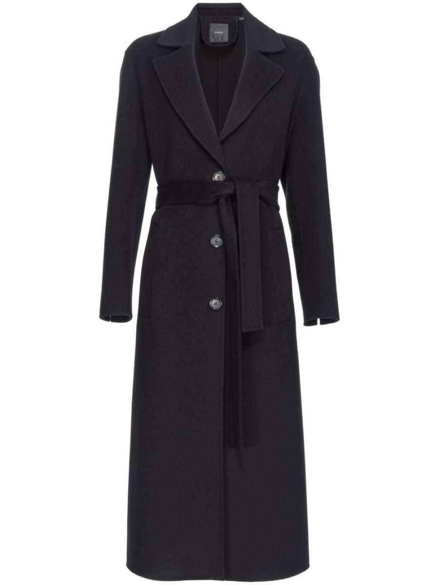 Cornice belted coat