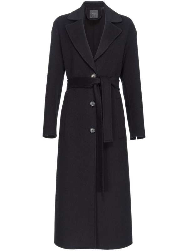 Cornice belted coat