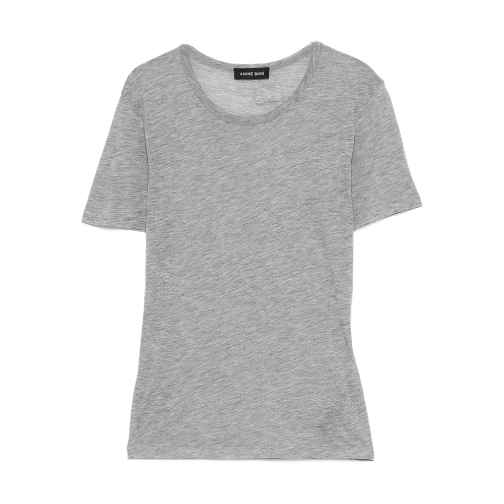Anine Bing Sylvie Short-sleeve Crew Neck T-shirt