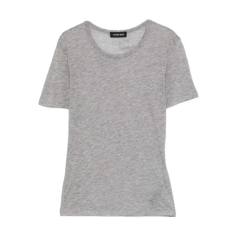 Anine Bing Sylvie Short-sleeve Crew Neck T-shirt