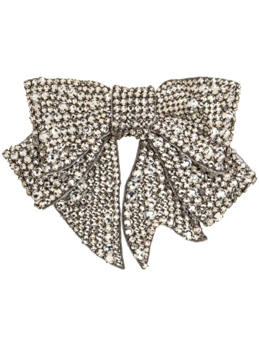 Belle embellished bow barrett