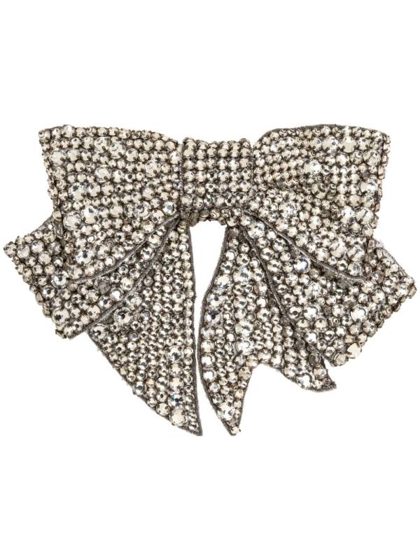 Belle embellished bow barrett