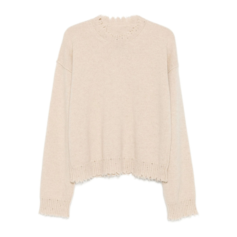 Uma Wang Frayed-hem Cashmere Sweater