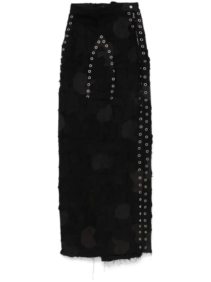 Grommet Arch maxi skirt