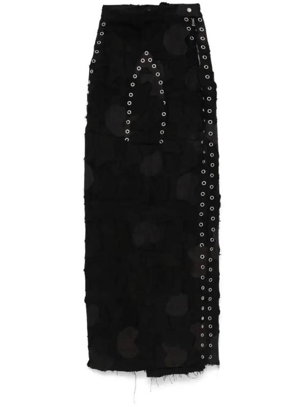 Grommet Arch maxi skirt