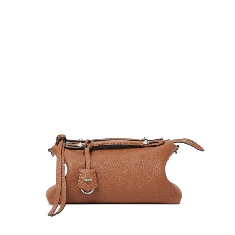 Fendi Medium By The Way Selleria Hand-sewn Topstitches Tote Bag