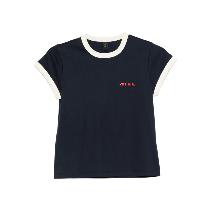 Sir. Logo-embroidered T-shirt