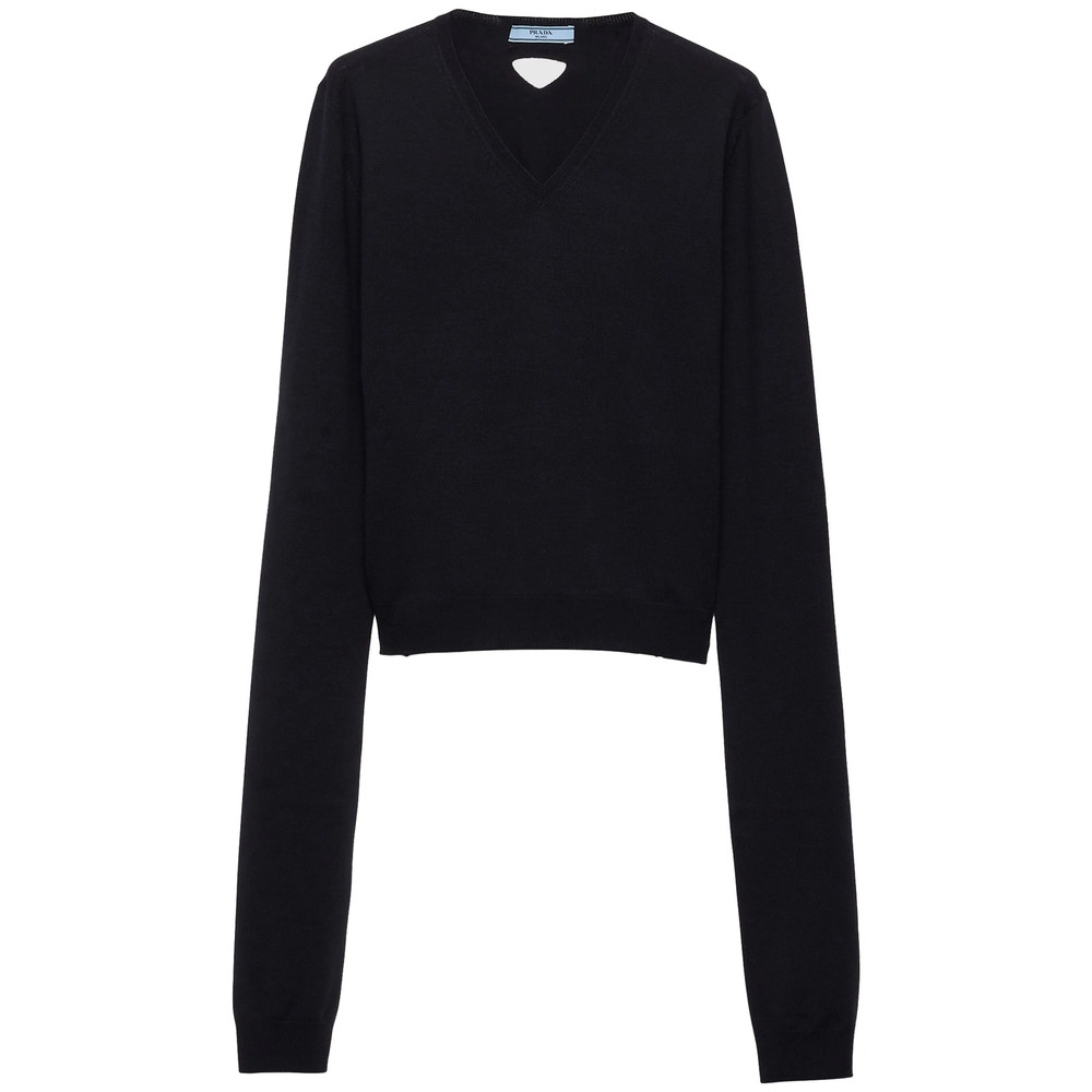 Prada Wool V-neck Sweater
