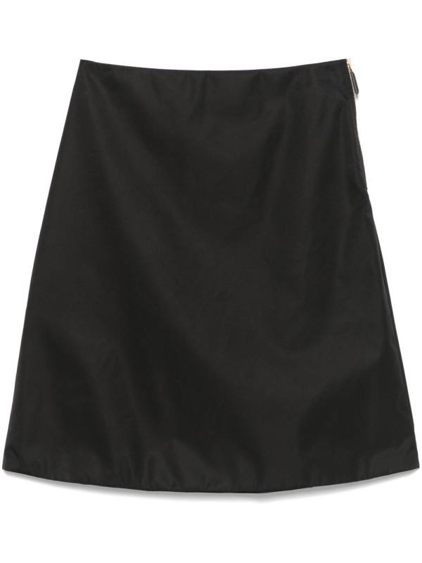 triangle-logo midi skirt
