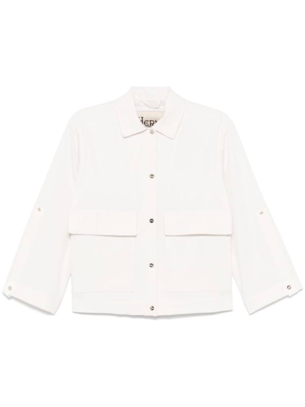 twill shirt jacket