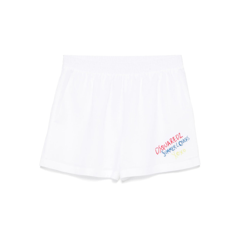 Dsquared2 Logo-embroidered Shorts