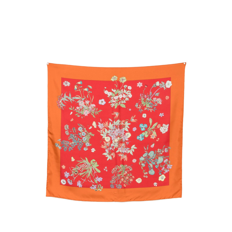 Mantero Floral-print Silk Scarf