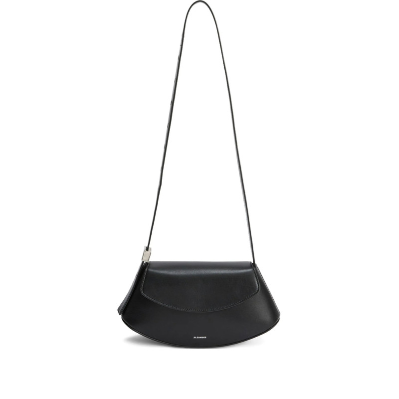 Jil Sander Small Eldorado Leather Shoulder Bag
