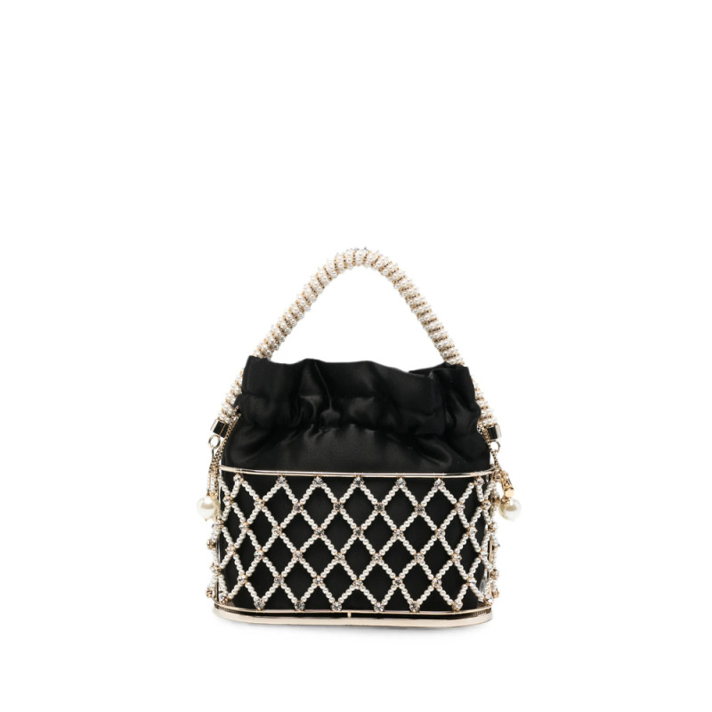 Rosantica Holli Eterea Faux-pearl Crystal-embellished Mini Bag