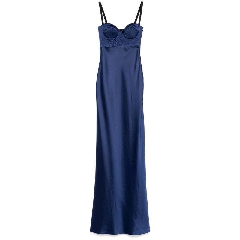 Anna October Matelassé Detailed Maxi Dress