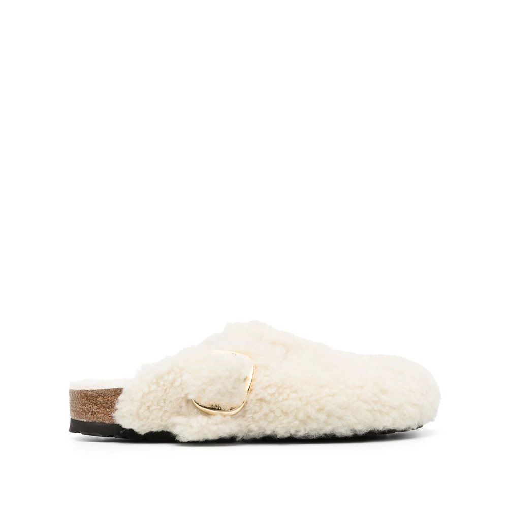 Birkenstock Boston Buckled Platform Slides