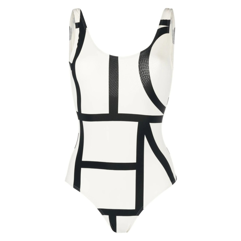 Toteme Monogram-print Swimsuit
