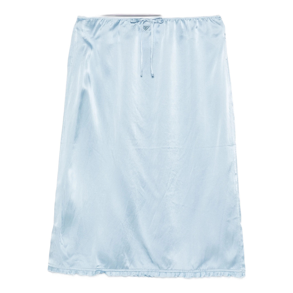 Prada Drawstring Trim Slip