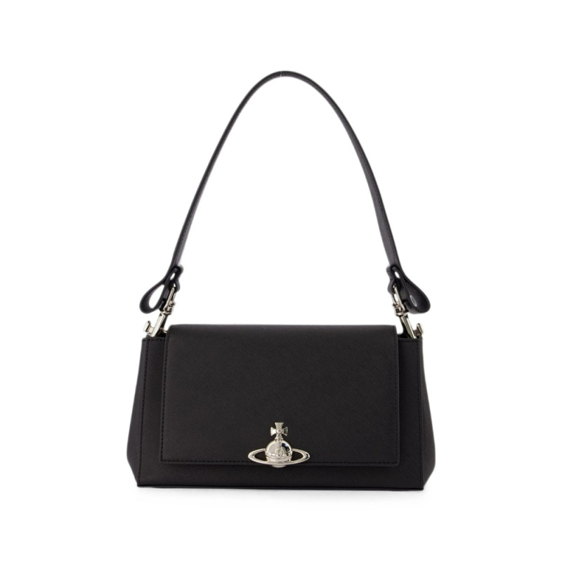 Vivienne Westwood Medium Hazel Grained Leather Tote Bag