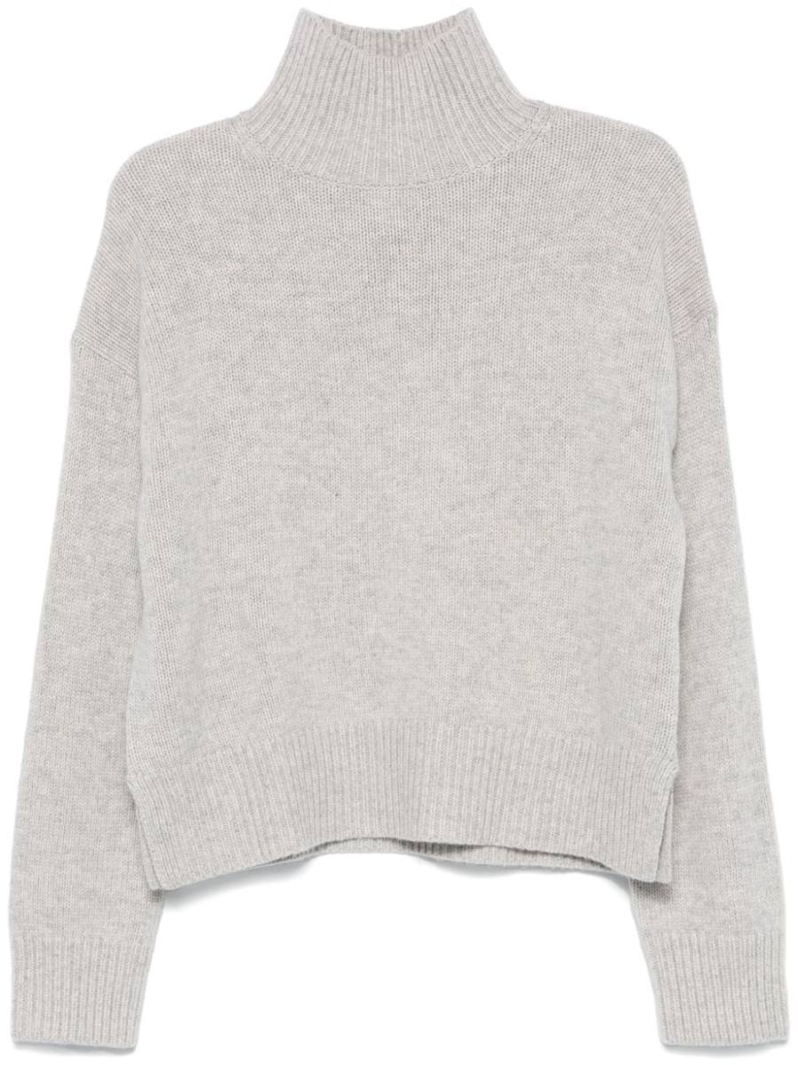 high-neck sweater