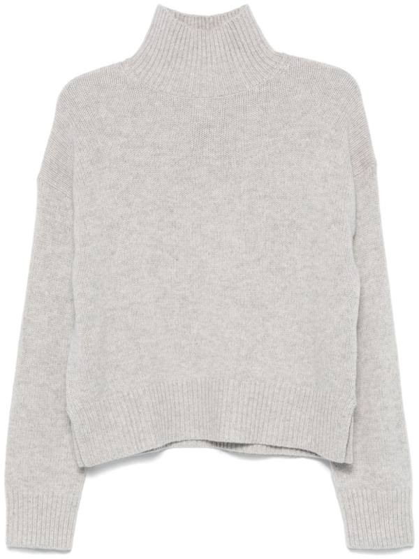 high-neck sweater