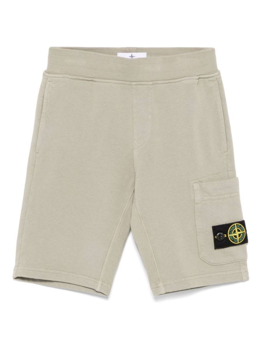 Compass-badge shorts