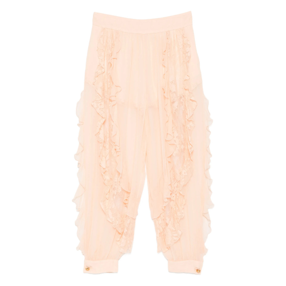 Zimmermann Ruffled Lace Trousers