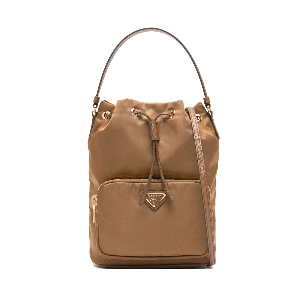 Prada Drawstring Pocket Satchel