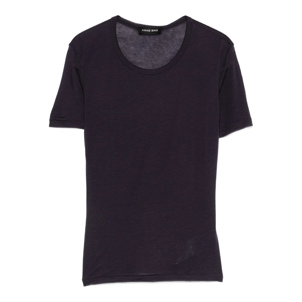 Anine Bing Sylvie Crew-neck Short-sleeve T-shirt