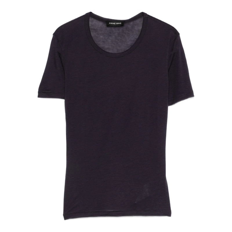 Anine Bing Sylvie Crew-neck Short-sleeve T-shirt