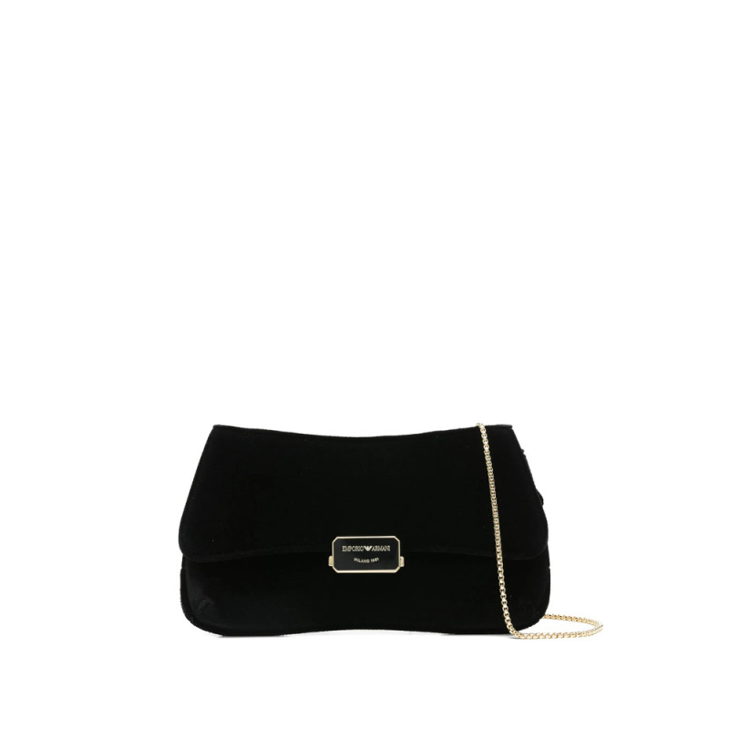 Emporio Armani Velvet Flap Cluth Bag