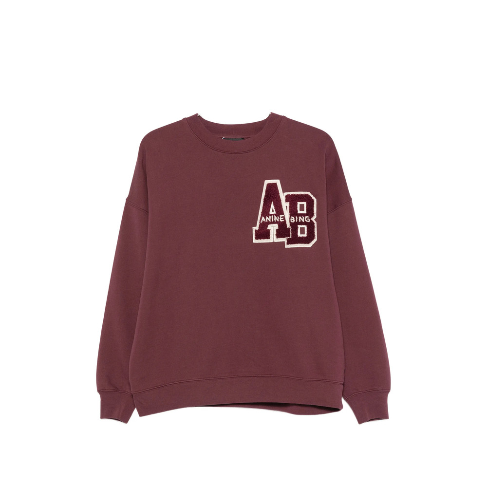 Anine Bing Miles Logo-patch Sweatshirt