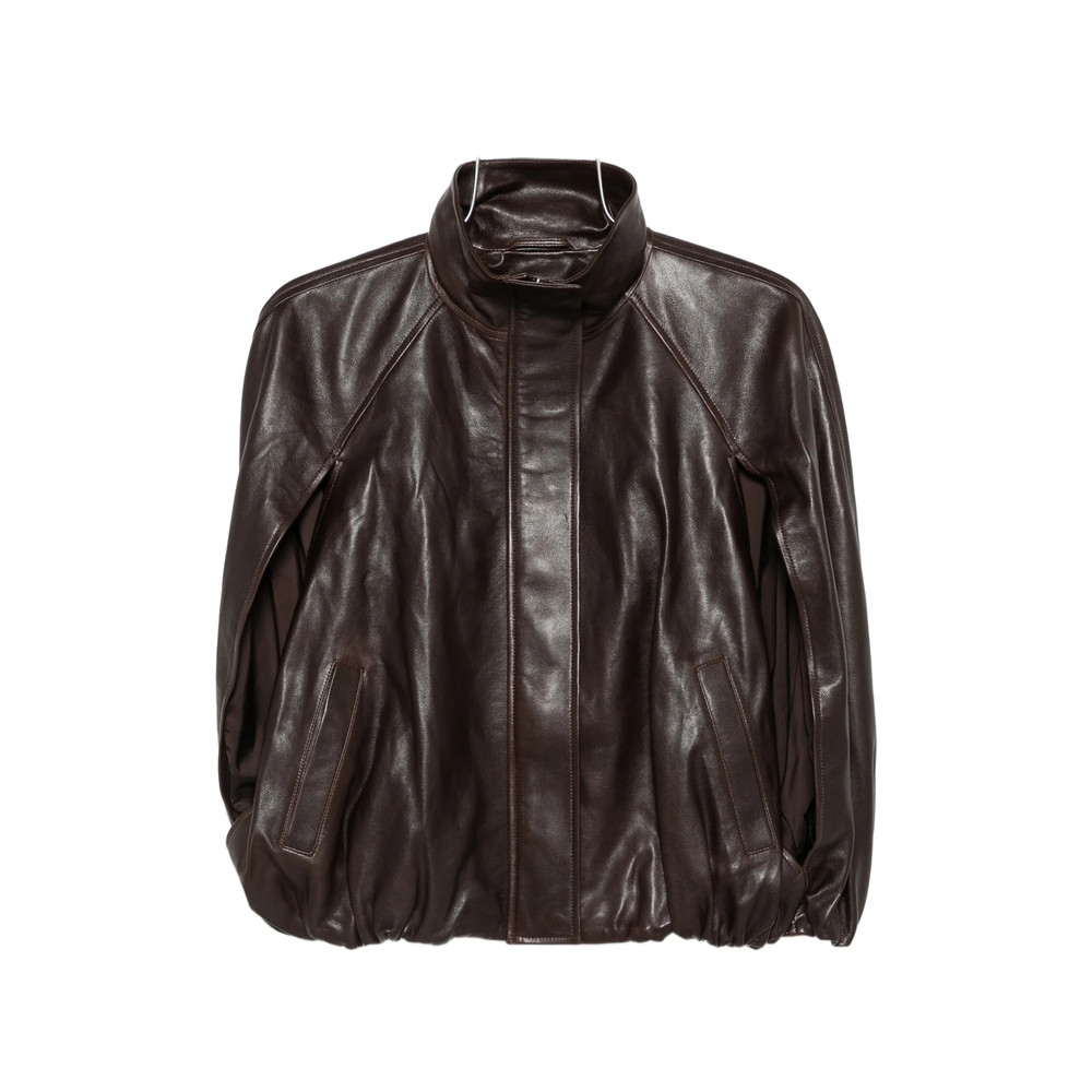 Simkhai Leather Cape Jacket