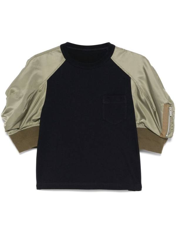 panelled T-shirt