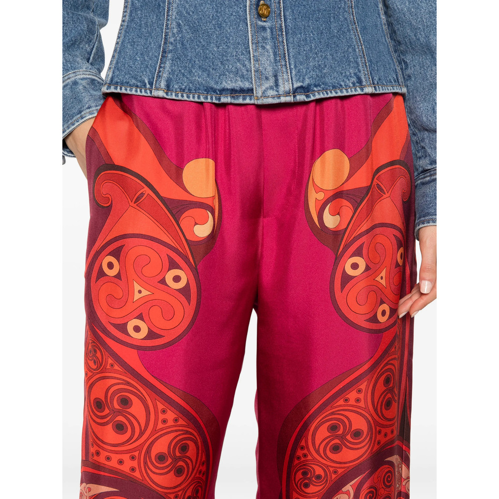 La Doublej Club Placée Elasticated-waistband Trousers