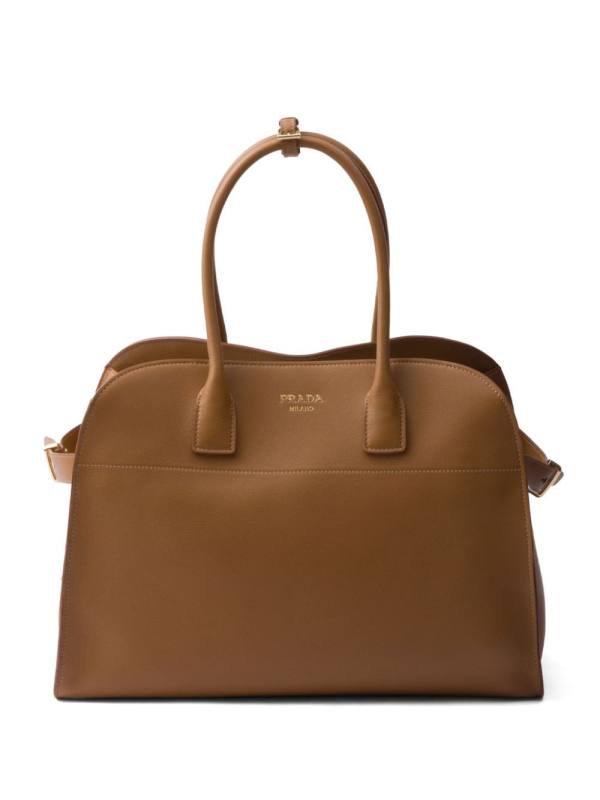 large leather tote bag