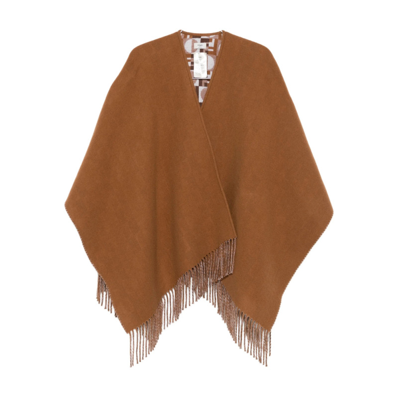 Fendi Fringe-detail Cape