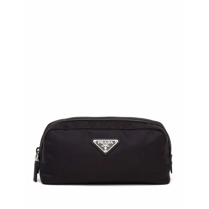 Prada Logo Plaque Wash Bag