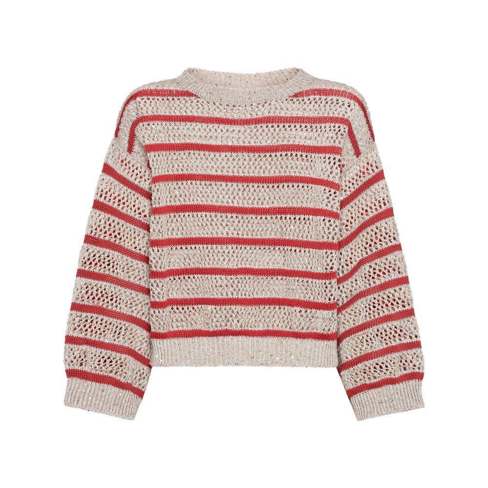 Brunello Cucinelli Dazzling Net Sweater