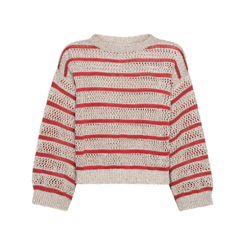 Brunello Cucinelli Dazzling Net Sweater