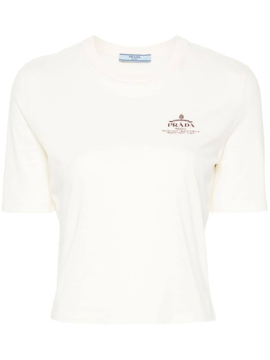 logo-print cotton T-shirt