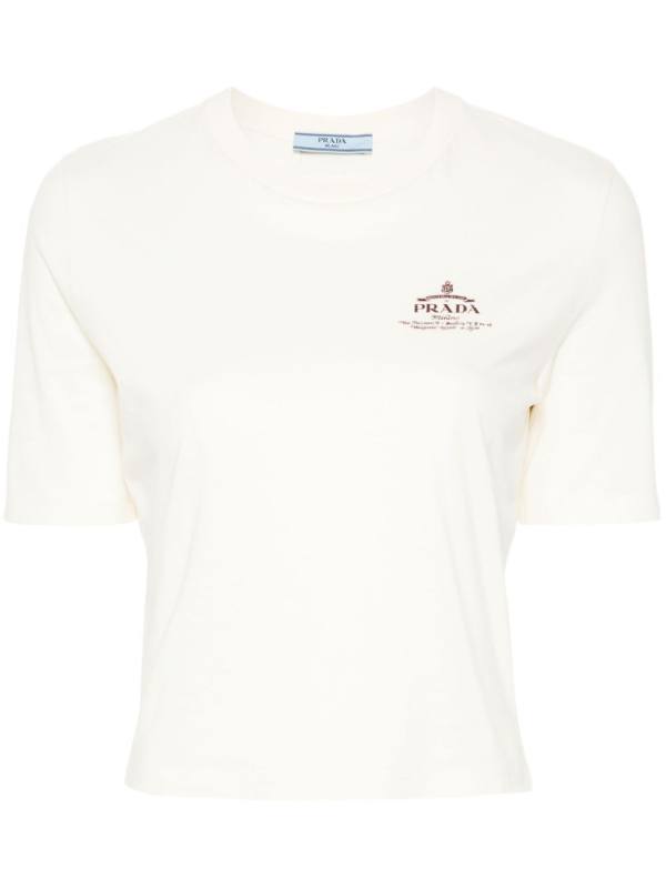 logo-print cotton T-shirt