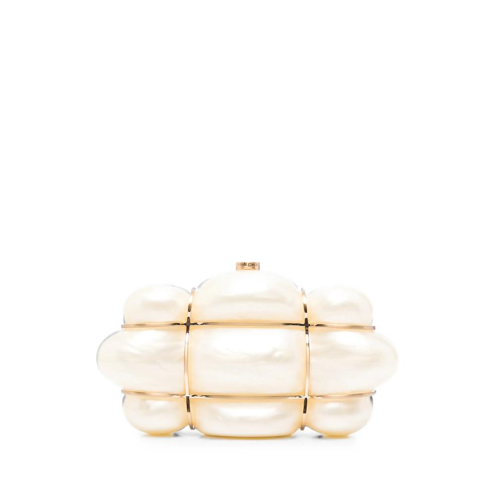 Cult Gaia Bolla Pearl-effect Clutch Bag
